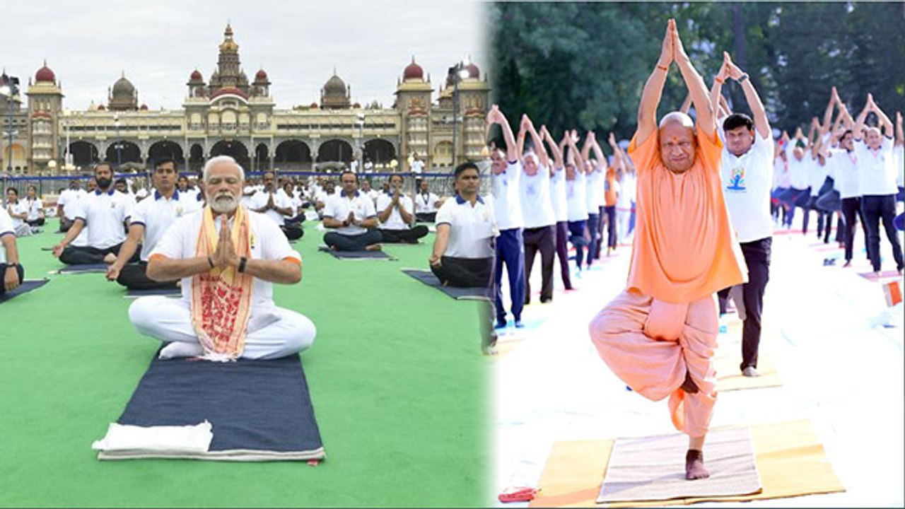 International Yoga Day 2022: PM Modi, Yogi Adityanath and Other Ministers Yoga Viral | Boldsky *Yoga