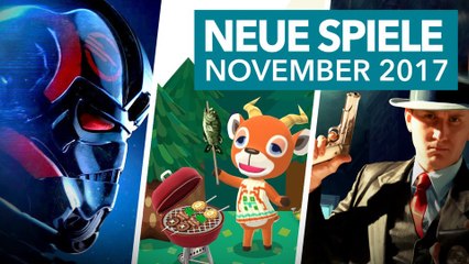 34 neue Konsolenspiele im November 2017 - Release-Vorschau für PS4, Xbox One, Switch & Co.