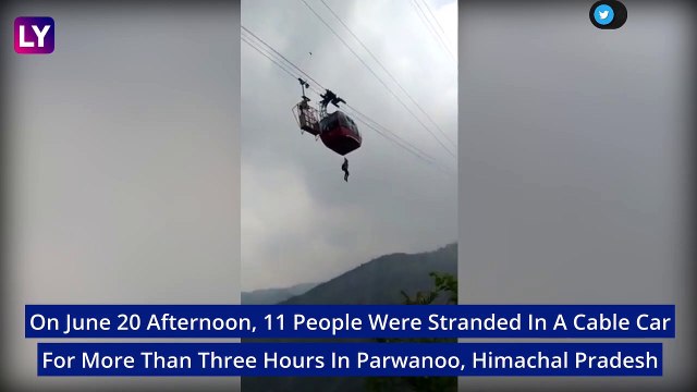 Himachal Pradesh Cable Car Mishap: All 11 Tourists Stranded Mid-Air Rescued