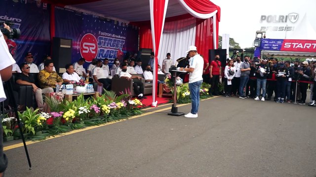 Kapolda Metro Jaya Resmi Membuka Street Race Polda Metro Jaya Dalam Rangka Hut Bhayangkara Ke-76