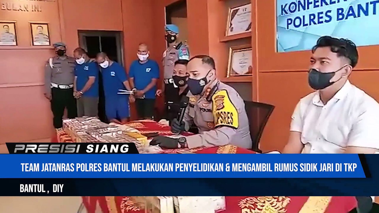 Polres Bantul Rilis Kasus Pencurian Spesialis Rokok