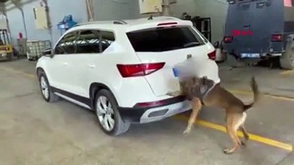 Lüks cipteki siyah çantalarda kilolarca eroin ele geçirildi