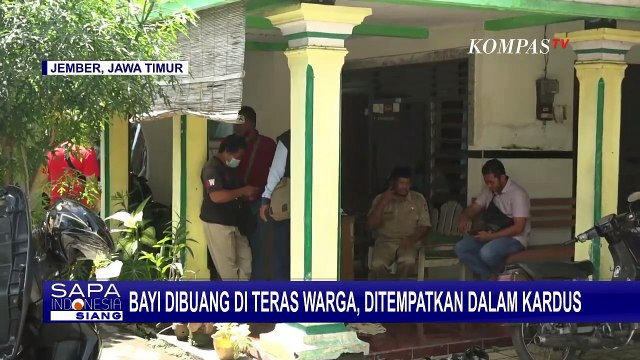 Warga Desa Sidomekar Temukan Bayi Berusia 17 Hari Dalam Kardus di Teras Rumahnya
