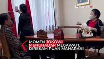 Momen Jokowi Menghadap Megawati, Direkam Puan Maharani Jelang Rakernas II PDIP