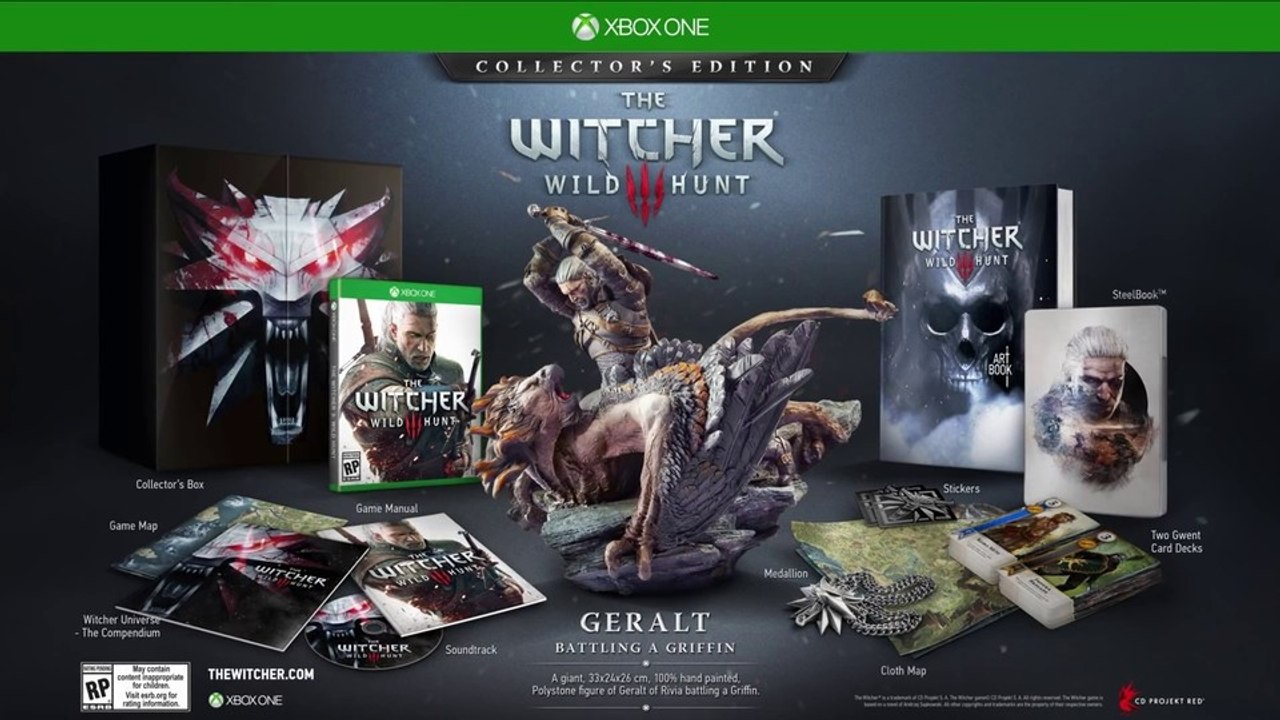 The Witcher 3: Wild Hunt - Offizielles Unboxing der Xbox-exklusiven Collector's Edition