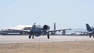 A-10 Thunderbolt II Fighter Jet. Ready For Takeoff At Davis-Monthan Air Base In Arizona