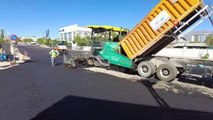 Van Büyükşehir Belediyesi Ethem Dede Caddesi'ni asfaltlıyor