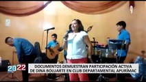 Dina Boluarte: documentos demostrarían que vicepresidenta participó activamente en Club Apurímac