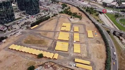 İstanbul'da Kurban Bayramı için çadırlar kuruluyor