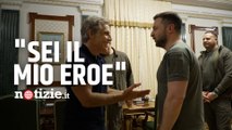 Guerra Russia-Ucraina, Zelensky incontra Ben Stiller: l’attore al presidente “Sei il mio eroe”