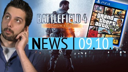 News - Donnerstag, 9. Oktober 2014 - GTA 5 angeblich früher auf PS4, DriveClub-Ärger & Forza-Horizon-2-Verarsche