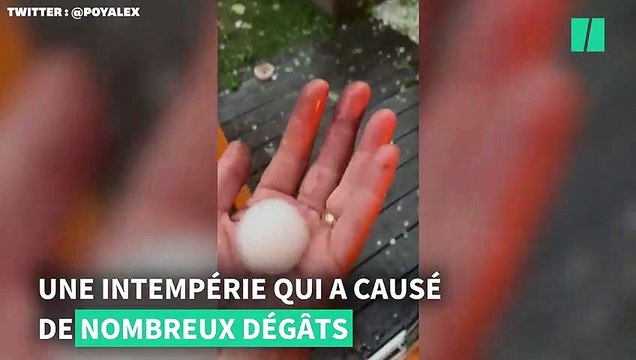 La Gironde touchée par d'impressionnantes chutes de grêle