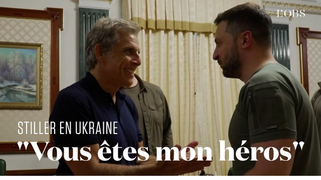 Ben Stiller rencontre Volodymyr Zelensky à Kiev
