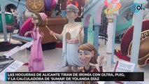 Las Hogueras de Alicante tiran de ironía con Oltra, Puig, y la calculadora de 'Sumar' de Yolanda Díaz