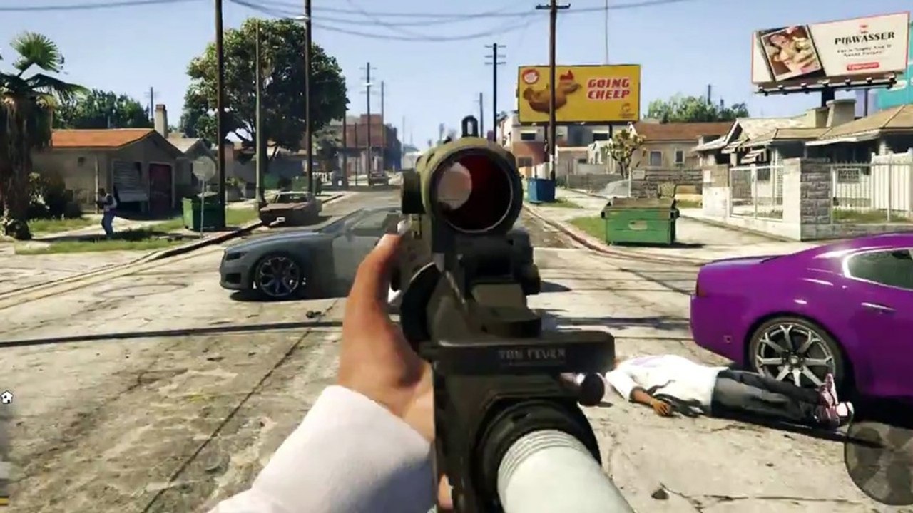 GTA 5 - First-Person-Modus im Gameplay-Trailer