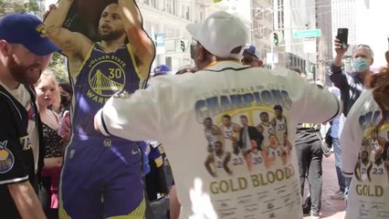 Warriors - Les supporters célèbrent le titre à San Francisco