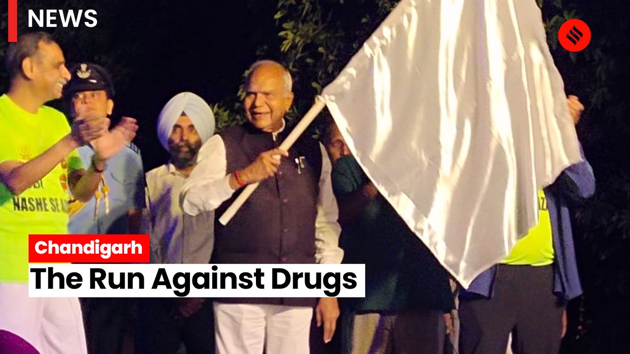 Narcotics Control Bureau And Chandigarh Police Organise Run Against Drugs