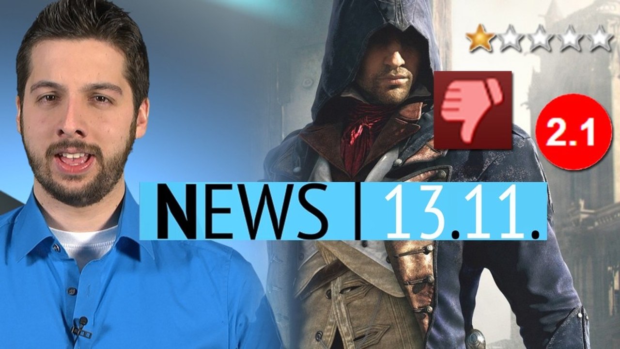 News - Donnerstag, 13. November 2014 - User-Hass auf Assassin's Creed Unity & Matchmaking in Halo Collection kaputt