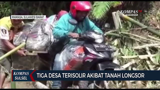 Longsor Timbun Jalan, Tiga Desa Terisolir