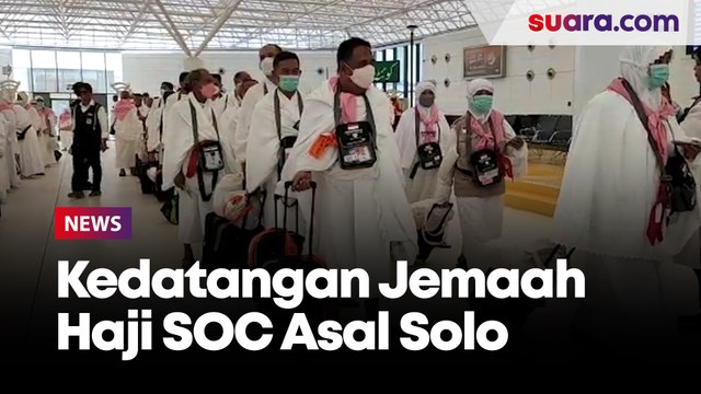 Kedatangan Jemaah Haji SOC Asal Solo di Tanah Suci