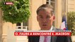 Olivier Faure : «On verra de quel côté Emmanuel Macron fait pencher la balance»