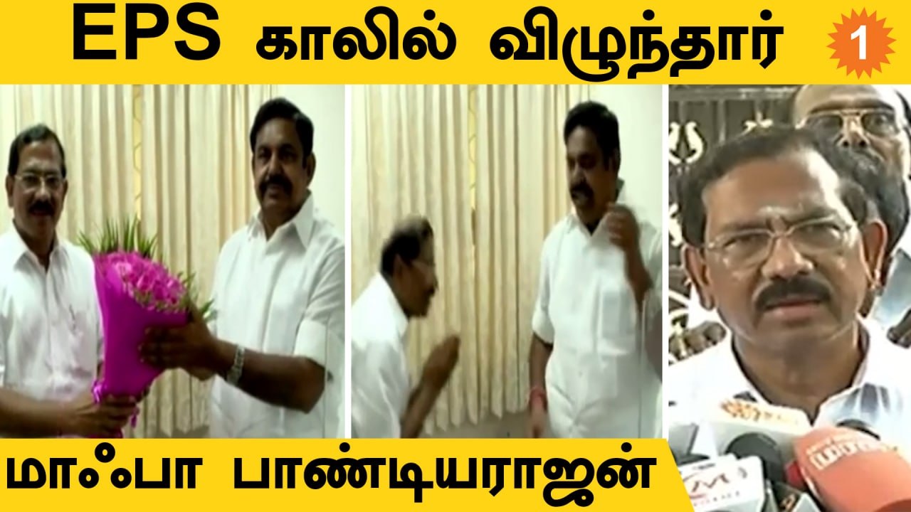 EPS-க்கு முன்னாள் அமைச்சர்  Ma Foi Pandiarajan ஆதரவு | AIADMK | EPS VS OPS | *Politics