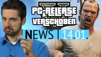 News - Mittwoch, 14. Januar 2015 - GTA-5-PC-Release verschoben & möglicher Online-Zwang