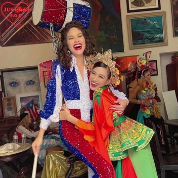 Khoảnh khắc sao Việt hóa tí hon khi đứng cạnh người đẹp quốc tế | Điện Ảnh Net