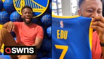 UK man stunned as girlfriend surprises him with £6,000 trip to see Golden State Warriors in San Francisco