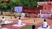 International Yoga Day : दीप प्रज्वलन व प्रधानमंत्री के वर्चुअल संबोधन से शुरू हुआ योग