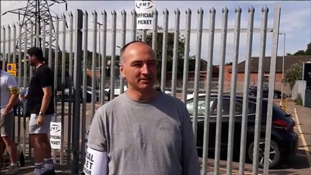 Rail strikes in Crawley