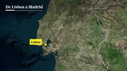 Así es el recorrido de Lisboa a Madrid en tren