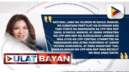 Pag-abolish sa NTF-ELCAC, isa sa isusulong ng Kabataan party-list sa 19th Congress