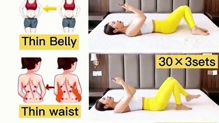 Thin body  weight loss exercise