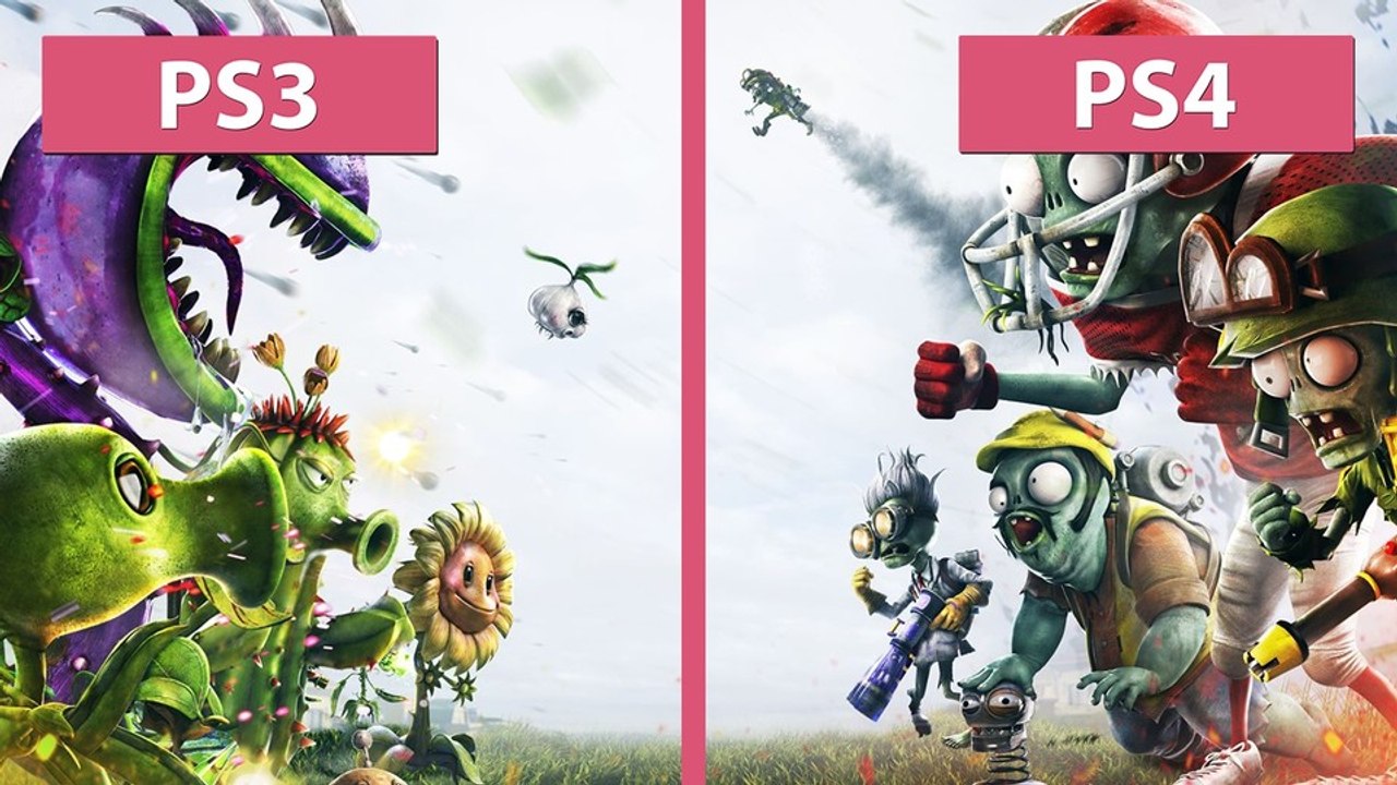 Plants vs. Zombies: Garden Warfare - Grafikvergleich: PS3 gegen PS4