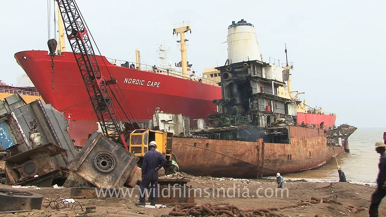 Alang - Old ships dumping zone!