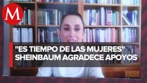 Claudia Sheinbaum agradece encuestas que la ubican como preferida para presidenta