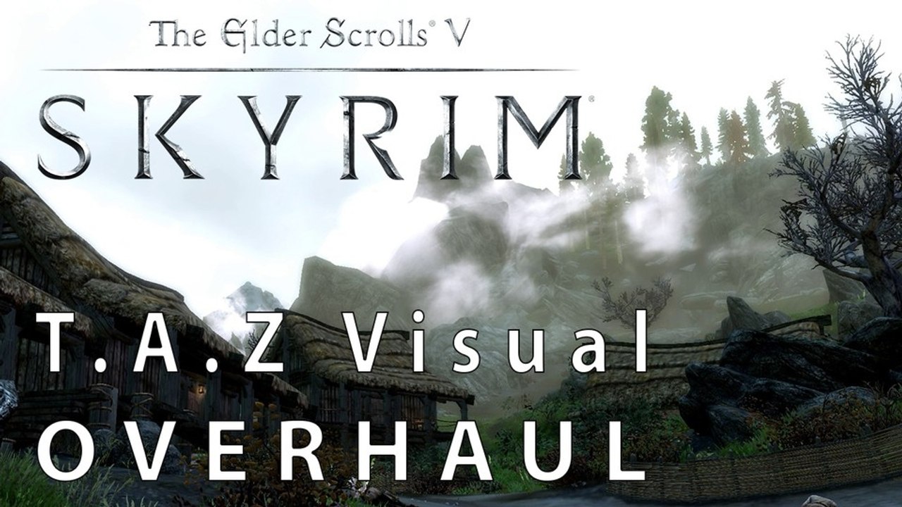 Skyrim - Grafikvergleich: T.A.Z Overhaul mit Mod-Sammlung gegen Original