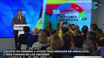 Elogio de Moreno a Ayuso tras arrasar en Andalucía: «Nos fijamos en los mejores»