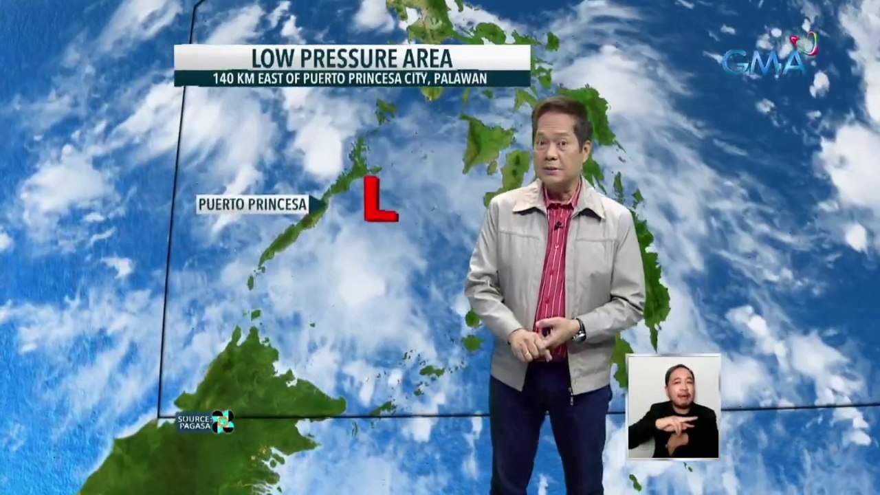 LPA, namataan sa Puerto Princesa City, Palawan; posibleng mag-dissipate o malusaw | 24 Oras