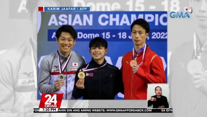 Pinoy Olympian Carlos Yulo, umuwi SA pinas bitbit ang mga napanalunang medalya sa Vietnam at Qatar; natanggap na rin ang "Order of Lapu-Lapu" | 24 Oras