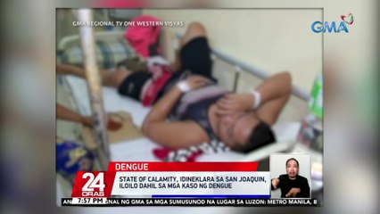 State of calamity, idineklara sa San Joaquin, Iloilo dahil sa mga kaso ng dengue | 24 Oras