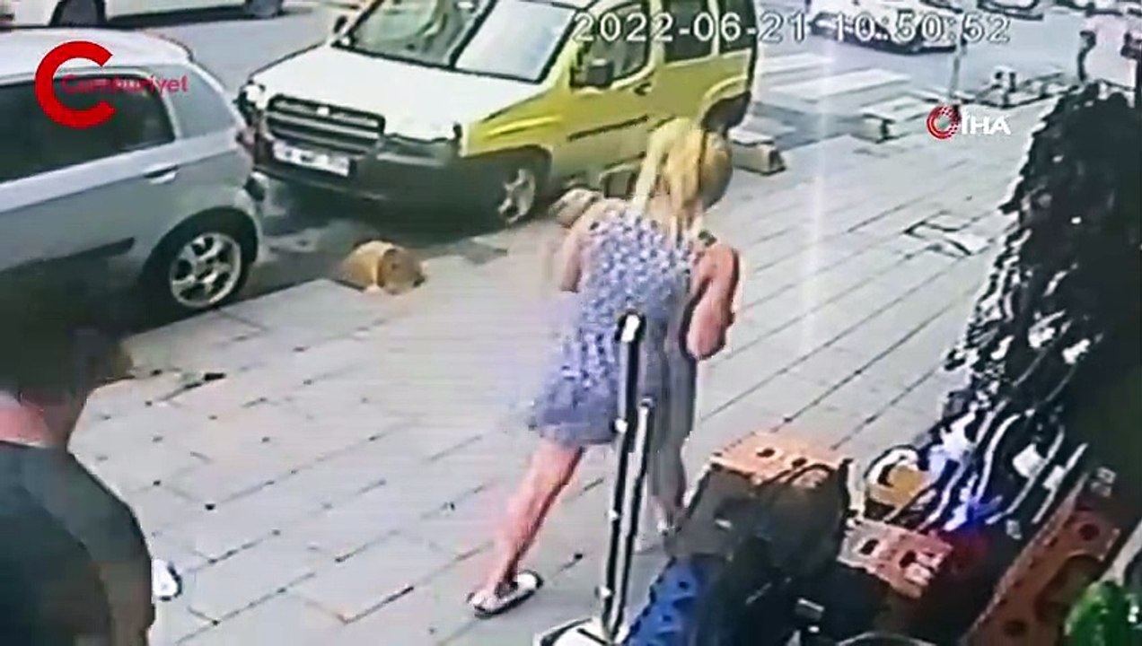 Feci kazadan 1 saat sonra işine geri döndü