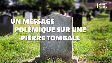 Le message caché sur la pierre tombale de cet homme a choqué les internautes