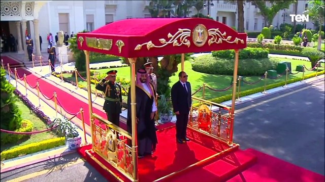 الرئيس السيسي يستقبل الأمير محمد بن سلمان ولي عهد المملكة العربية السعودية بقصر الاتحادية