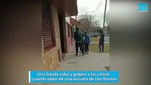 Una banda roba y golpea a los chicos cuando salen de una escuela de Los Hornos