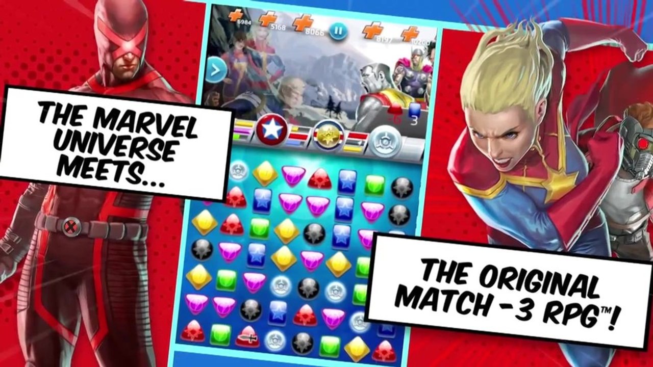 Marvel Puzzle Quest - Vorstellungs-Trailer