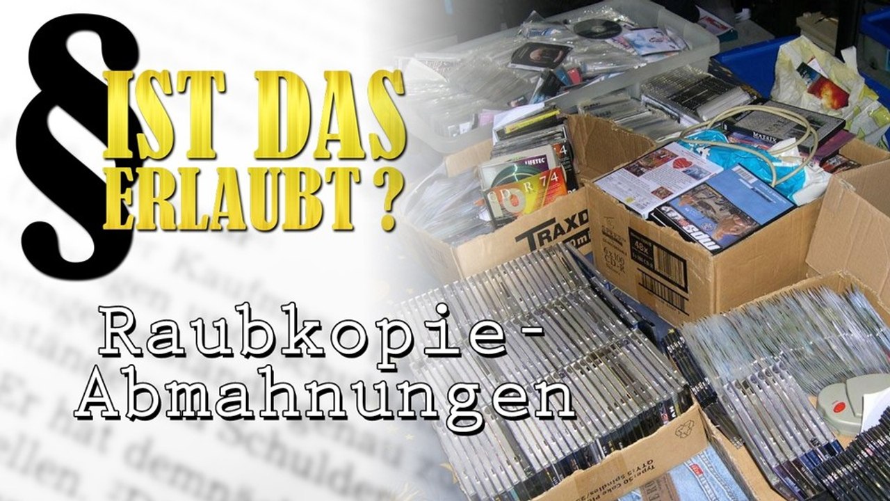 Abmahnung wegen Raubkopien - Stephan Mathé über das Geld-Verdienen mit Raubkopierern