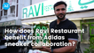 How does Ravi Restaurant benefit from Adidas collaboration?