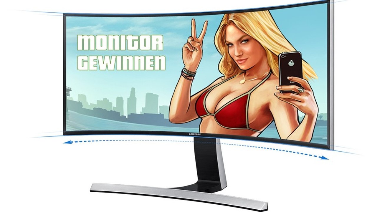 Wir verlosen einen Samsung 34 Zoll Curved Monitor - Beim GTA-5-Quiz mitmachen